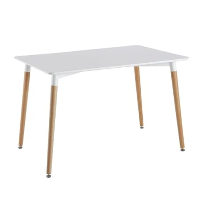 Imagen de THE HOME DECO FACTORY CMHD3211 Mesa Rectangular, Madera, Marron/Blanco, 115,10x75,20x76 cm