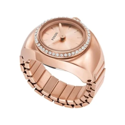 Imagen de Fossil Anillo Rose goldcoloured, Mujer, Talla: One Size, gold coloured