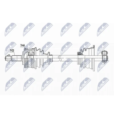 Imagen de Semi eje NTY NPW RE 177