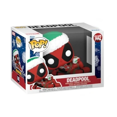 Imagen de Funko Pop! Marvel: Holiday Deadpool Marvel Comics Cómics Figura de Vinilo Coleccionable Idea Regalo Mercancia Oficial Juguetes para Niños y Adultos Comic Books Fans