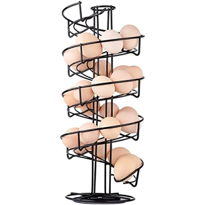 Imagen de TopLife Soporte dispensador de huevos, diseño en espiral