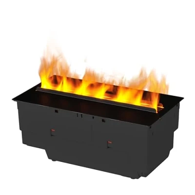 Imagen de DIMPLEX Cassette Chimenea eléctrica 400/600 led, con neblina de Agua, Efecto Llama 3D Patentado Optimyst y Cubierta Aluminio, Incluye Mando a Distancia