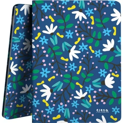 Imagen de Grafoplás Carpeta Fundas Plástico A4 Tapas Flexibles 30 Forros de Polipropileno Blue Garden Elena Corredoira Poliplás Perfecto para Organizar tu Material Escolar