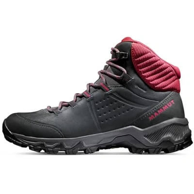 Imagen de Mammut NOVA IV MID GTX Zapatillas de senderismo, Mujer, Talla: 39 1/3, Black/blood red Zapatos