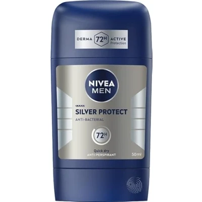Imagen de NIVEA MEN Silver Protect 48 H Antitranspirante en barra para hombres 50 ml