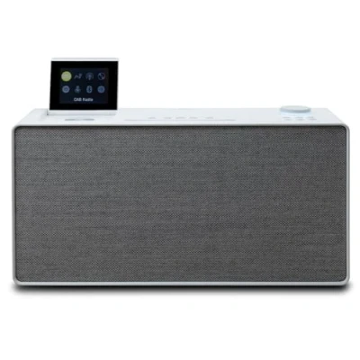 Imagen de Sistema de música Pure Evoke Home All In One para el hogar (Radio Dab+/UKW, Radio por Internet, Podcasts, Spotify Connect, Bluetooth, CD y un Potente Sonido estéreo 100 vatios), Blanco algodón