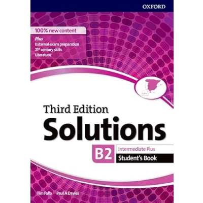 Imagen de Solutions 3rd Edition Intermediate Plus. Student&#039;s Book (Solutions Third Edition)