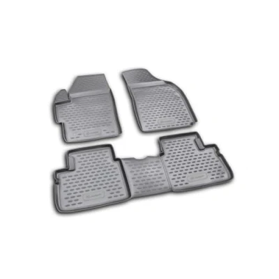 Imagen de Element Alfombrillas de Goma 3D, aptas para Citroen C3 01/2010 &gt;, 4 Piezas, Color Gris