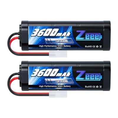 Imagen de Zeee RC NiMH Batería 7.2V 3600mAh para Car Truck Hobby (2 Unidades)