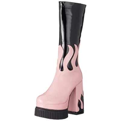 Imagen de LAMODA Ignite, Botas Altas hasta la Rodilla Mujer, Patente Negra, 37 EU