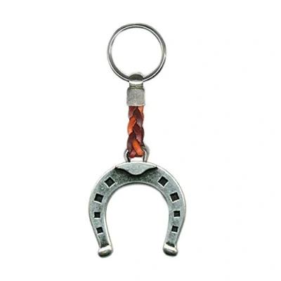 Imagen de Claro Schmuck Llavero colgante Pluma en correa de piel, 8 cm más anilla 2,5cm.