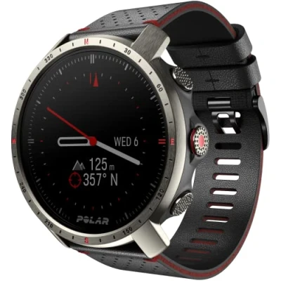 Imagen de Polar Gpsmultifunktionsuhr GRIT X PRO Titan Smartwatch schwarz, Talla: One Size, Schwarz
