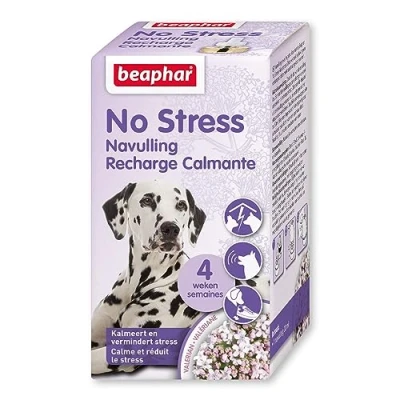 Imagen de Beaphar No Stress Recambio Antiestres Natural Perro 30ml Recarga Perros Reduce Estrés y Ansiedad Ladridos, Miedos, Cambios, Ruidos, Marcaje con Orina, Conflictos