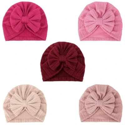 Imagen de DRESHOW Sombreros y Gorras para Bebés Niño Niña Infantil Turbante Bebé Nudo Sombrero Beanie Gorro