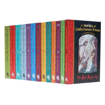Imagen de A Series of Unfortunate Events Collection 13 Books Set Pack RRP£71.88 Bad Beginning, Reptile Room, Wide Window, Miserable Mill, Austere Academy, Ersatz Elevator, Vile Village, Hostile Hospital, Carnivorous Carnival,Slippery Slope,Grim Grotto,The End (A