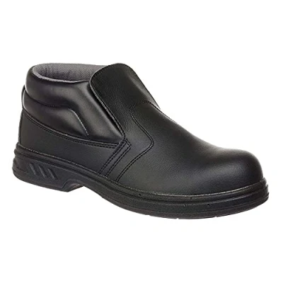 Imagen de Portwest Bota Steelite Slip On S2, Tamaño: 47, Color: Negro, FW83BKR47