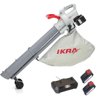 Imagen de IKRA 3en1 Aspirador soplador a batería IALS 2 20 Incl. baterías Recargables y Cargador rápido Doble