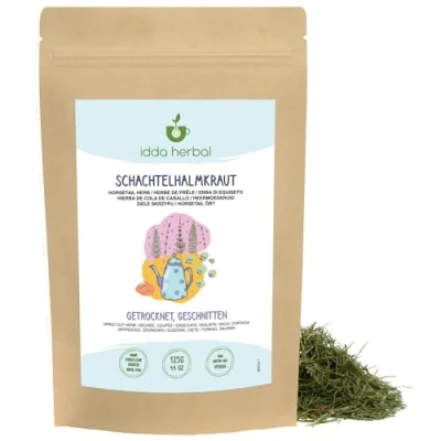 Imagen de Infusión de Cola Caballo (125g), Té Suelto Hierbas Caballo, Seca, 100% Natural y Pura para Preparar Hierbas,