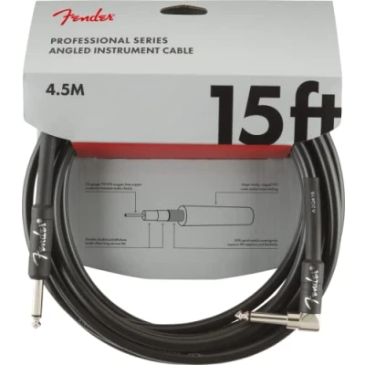 Imagen de Fender Cable profesional Series 4,5 m bk angled