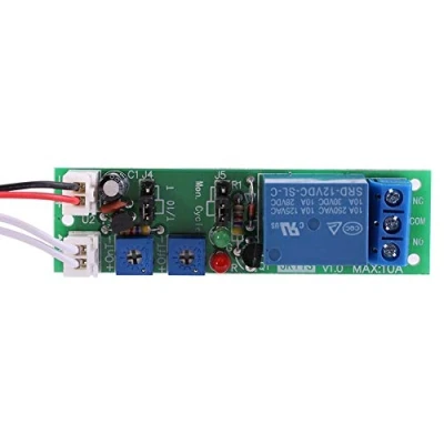 Imagen de 1 unidad DC 12 V/24 V, tiempo de ciclo ajustable, módulo conmutación retardo, temporizador, 6 tipos opcionales (DC12 V 0 120 minutos)
