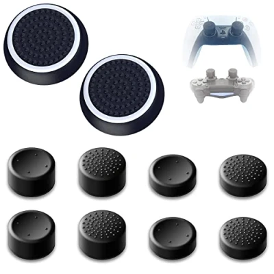 Imagen de MatoSan Juego de Accesorios empuñadura caperuza Mayor Asistencia puntería para los protección del Joystick Palos Controlador PS5 PS4 Gaming Boost y Mejor precisión