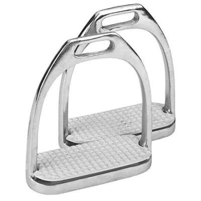 Imagen de Kerbl Estribos de Acero Inoxidable 12 cm, por Pares