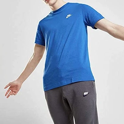Imagen de Nike M Nsw Club Tee Camiseta, Royal Blue White, S Hombre