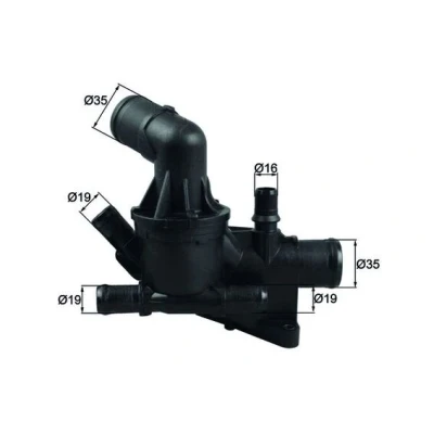 Imagen de MAHLE ORIGINAL TH 54 80 Termostato, refrigerante sin junta RENAULT: MEGANE 3, 3 Coupe, Grandtour, NISSAN: Qashqai / Qashqai+2 I