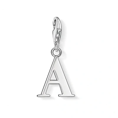 Imagen de Thomas Sabo charm Club Colgante para mujer en forma de letra A, plata ley 925, 0175 001 12