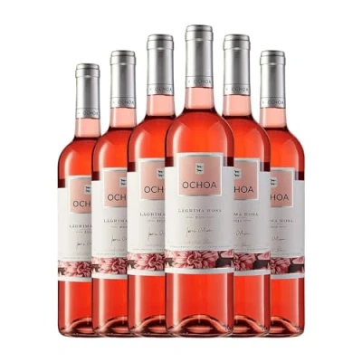 Imagen de Ochoa 8A Lágrima Navarra Joven 75 cl Vino rosado (Caja de 6 Botellas cl)