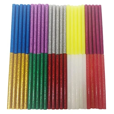 Imagen de Raintwo 100mmx7mm Pegamento Termofusible Multicolor Adhesivos Selladores para Pistolas de Palos Caliente 50 Piezas