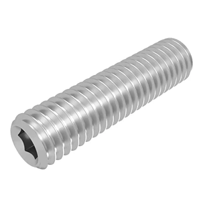 Imagen de Tornillo prisionero SECCARO con punta cónica M5 x 20 mm, acero inoxidable V2A VA A2, DIN 913 / ISO 4026, hexágono interior, piezas