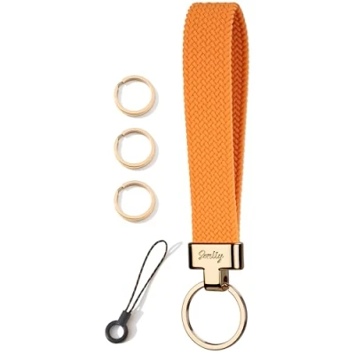 Imagen de SENLLY Llavero de Pulsera, Estirable Correa Cordón para la Muñeca Llaves, Original Elástico Diseño Anticaída.