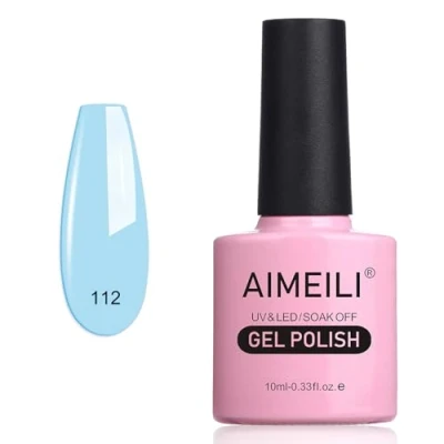 Imagen de AIMEILI Esmalte Semipermanente De Uñas Soak Off UV LED Gel Ixia Viridiflora (112) 10ml