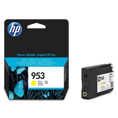 Imagen de Hp 953 Yellow Original Ink Cartridge Cartucho De Tinta Para Impresoras (amarillo, Estándar, Hp, 40 60 c, Officejet Pro 8210 8218 8710 Aio 8715 Aio, 5 35 c)
