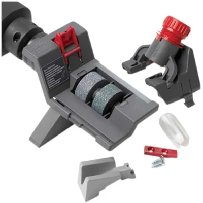 Imagen de Multi Sharp 2001 Afilador universal para brocas y herramientas de 3 a 13 mm diámetro, HSS, SDS Plus, centrado, con punta, hormigón planas madera, incluso recubiertas titanio.