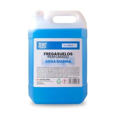 Imagen de Hostelpak 5L Fregasuelos perfumado Brisa marina profesional, Para todo tipo de suelos, Aroma agradable y duradera