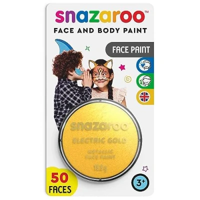 Imagen de Snazaroo Metallic Face Paint 18ml Gold (Maquillaje/Pintura de Cara)