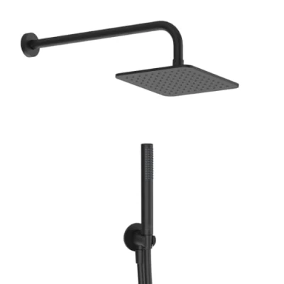Imagen de Ideal Standard Idealrain, Kit de ducha 5 piezas, conjunto accesorios para baño, negro seda