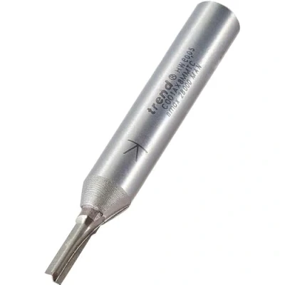 Imagen de Trend Fresa de doble filo 3 mm diámetro x 9,5 corte, apto para aplicaciones como grabado, ranurado, rebajado y mortajado poco profundo, C001AX8MMTC