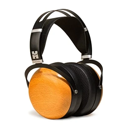 Imagen de HiFiMAN SUNDARA Auriculares de Alta fidelidad con Cable magnético, planar, Cerrados, diseño imán sigiloso, Desmontable, Almohadillas Madera para el hogar, Estudio, grabación