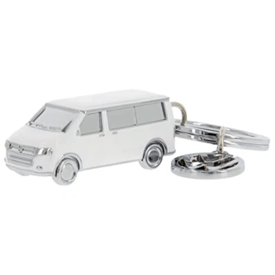 Imagen de BRISA VW Collection llavero Anillo de Accesorio con abridor botellas T5/T6 Camper Bus (Classic Bus/Blanco)