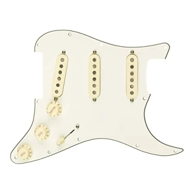 Imagen de Fender Partguard STRAT PickGuard de FAT 50&#039;s S / Pergamino Blanco