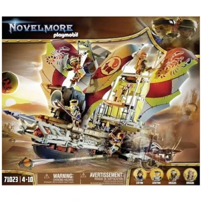 Imagen de PLAYMOBIL Novelmore 71023 Sal&#039;ahari Sands Tormenta de Arena, Nave móvil, Juguete para niños a Partir 5 años