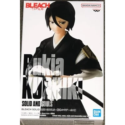 Imagen de Banpresto, Figura de Acción Rukia Kuchiki Bleach Solid and Souls 14 cm, Multicolor BP88251