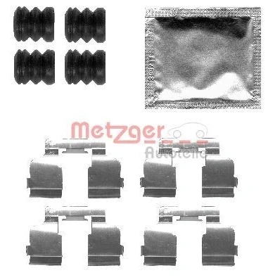 Imagen de METZGER 109 1835 Kit de accesorios, pastillas frenos RENAULT: CLIO 2, DACIA: Logan I MCV