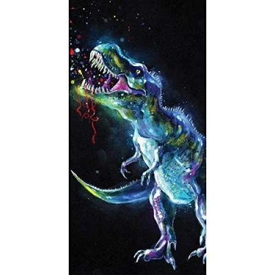 Imagen de SWEET HOME License Jerry Fabrics Toalla de Playa Color Dinosaurio