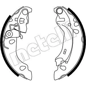 Imagen de Kit de zapatas METELLI 53 0083