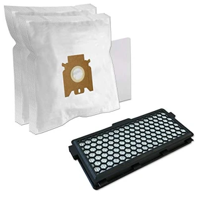 Imagen de Set Filtro HEPA + 10 Bolsas de aspiradora para Miele S5 Ecoline Green S 5211, S4 4210, S4212, Parkett &amp; Co 5000, 5260, 5261