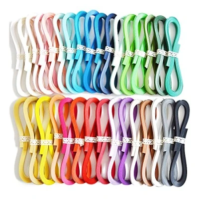 Imagen de JUYA Juego de tiras papel Quilling Tant 32 colores 1280 QP390TPC32 Ancho del 10mm